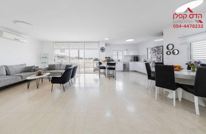 למכירה דופלקס גג בנווה אפק בראש העין