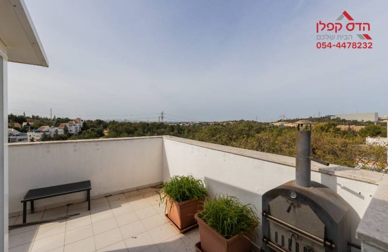למכירה דופלקס גג בנווה אפק בראש העין